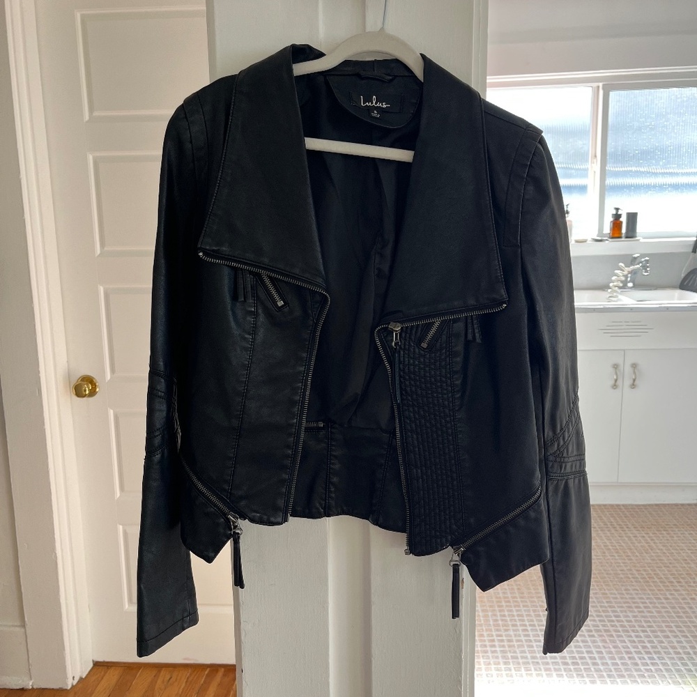 Lulus Faux Leather Jacket